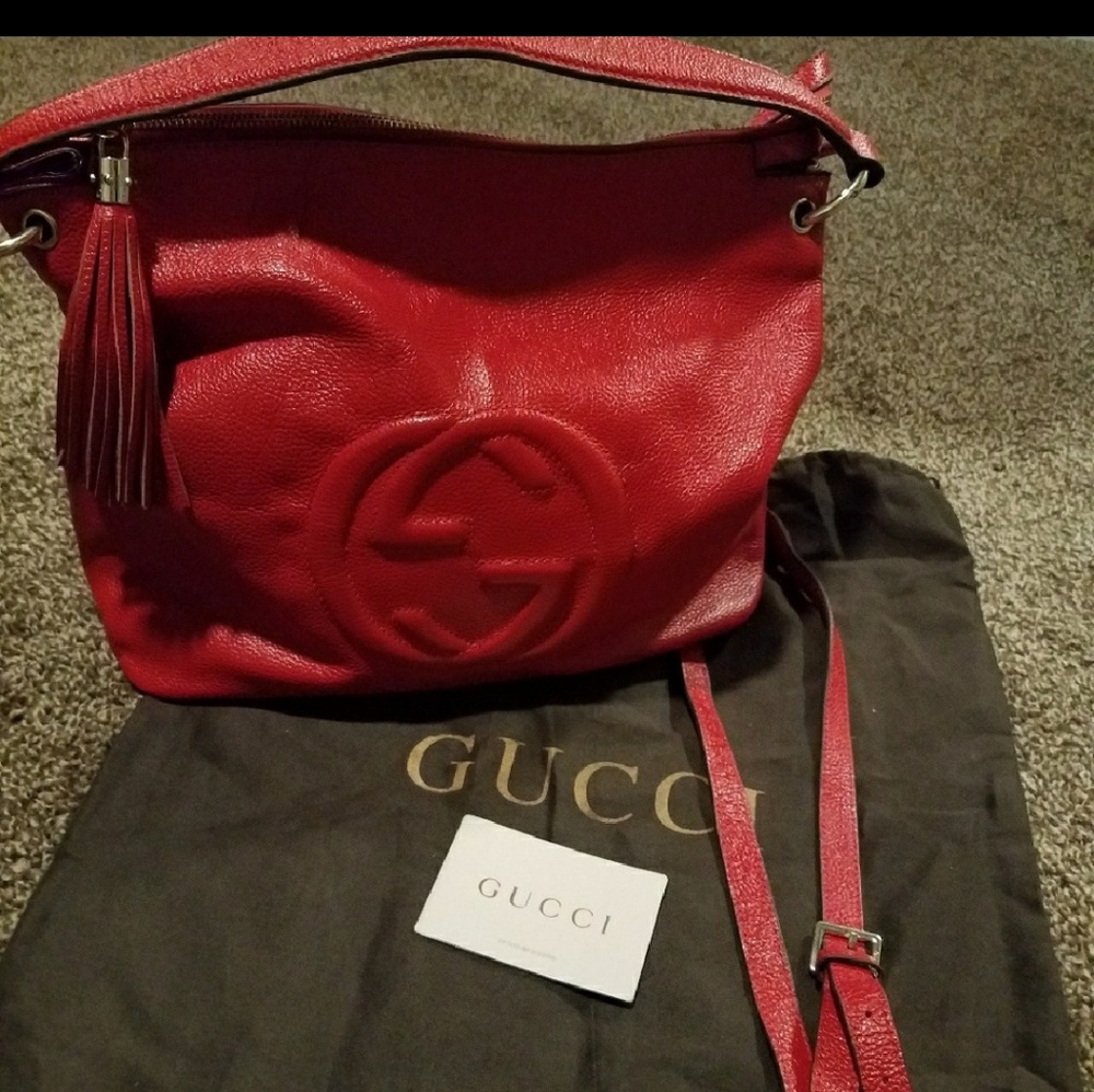 Red Soho purse